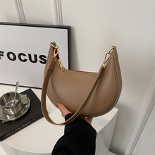 Load image into Gallery viewer, Niche Crescent New Simple All-Match Textured Shoulder Bag For Women