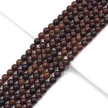 Load image into Gallery viewer, Genuine Brown Garnet Round Smooth Beads, 6mm/8mm/10mm, Sku#U1571