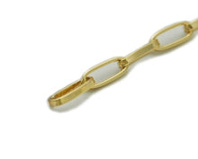 Load image into Gallery viewer, 1 Yard/5 Yard Gold Filled Thick Rectangular Edge Paperclip C