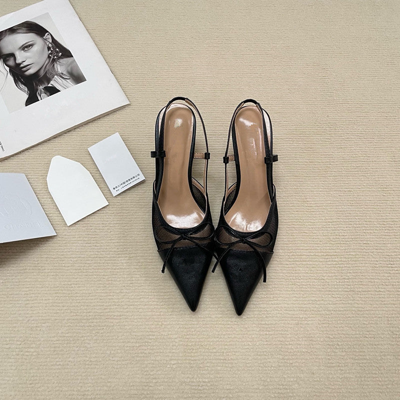 Bow Stiletto Heels