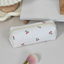 Load image into Gallery viewer, Large Capacity Cherry Print Makeup Storage Bag - Portable Cosmetic Organizer