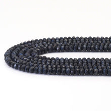 Load image into Gallery viewer, 4x6mm Blue Tiger Eye Faceted Rondelle Beads, Sku#U1658