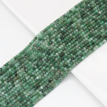 Load image into Gallery viewer, Genuine Emerald Faceted Rondelle Beads, Sku#U1694