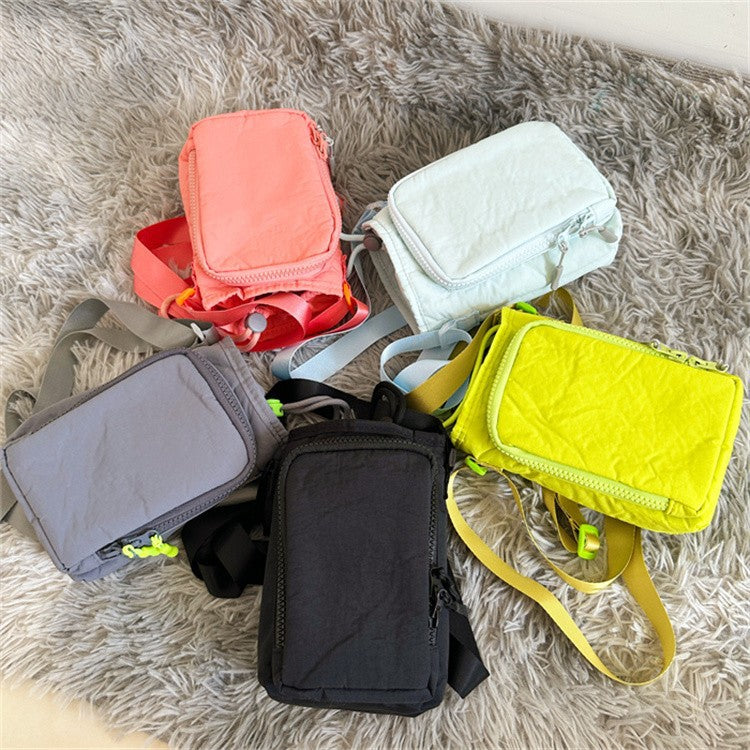 Water-Resistant Oxford Cloth Crossbody Bag - Casual Outdoor Hiking Shoulder Bag