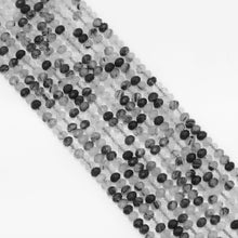 Load image into Gallery viewer, Genuine Rutilated Quartz Faceted Rondelle Beads, SkU#U1663