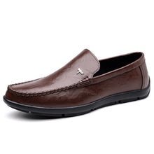 Load image into Gallery viewer, Men's Genuine Leather Slip-On Loafers | Breathable Suede Casual Shoes with Non-Slip Rubber Sole