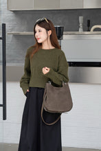 Load image into Gallery viewer, Genuine Leather Crossbody Bag Women - Urban Minimalist Shoulder Bag