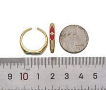 Load image into Gallery viewer, Enamel Star Stackable Ring, Y580