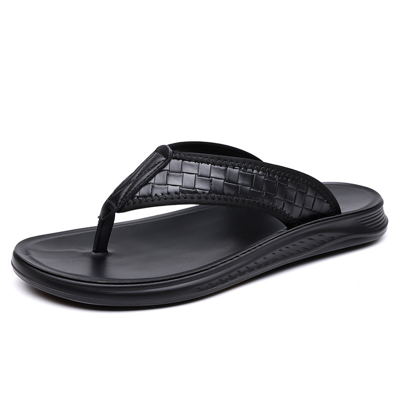 Men's Outdoor Nonslip Beach Sandals | Flip Flop Slides for Seaside & Casual Wear