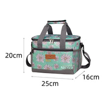 Load image into Gallery viewer, Insulated Tote Bag - Foldable Oxford Fabric Cooler Lunch Bag for Women