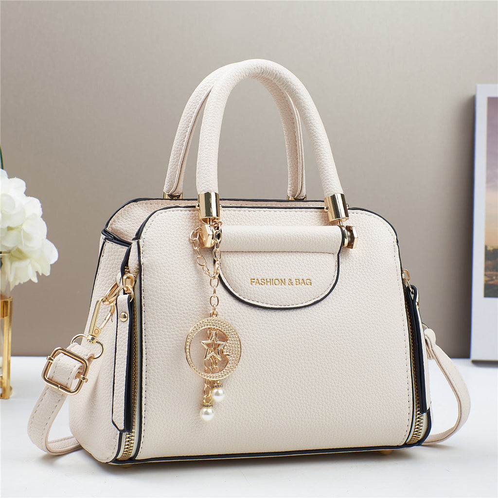 Minimalist Urban PU Leather Crossbody Bag – Light-Luxury Women's Shoulder Bag