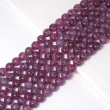 Load image into Gallery viewer, Natural Red Dragon Vein Agate Round Smooth Beads, Sku#U1766
