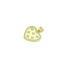 Load image into Gallery viewer, Star CZ On Heart Charm Pendant, Sku#LX774