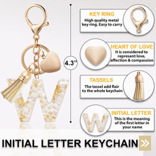 Load image into Gallery viewer, Personalized Heart Shell Letter Pendant Necklace with Tassel - A-Z Initial Charm