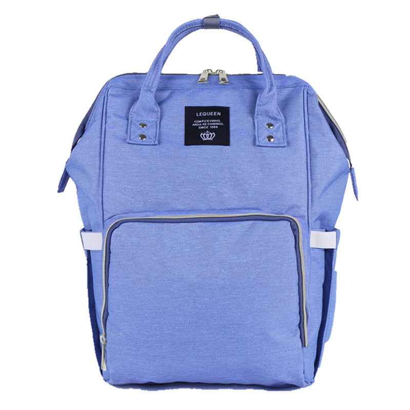 Maternity Diaper Backpack - Large Capacity Waterproof Oxford Nappy Bag with Anti-Theft Pocket & Stroller Straps