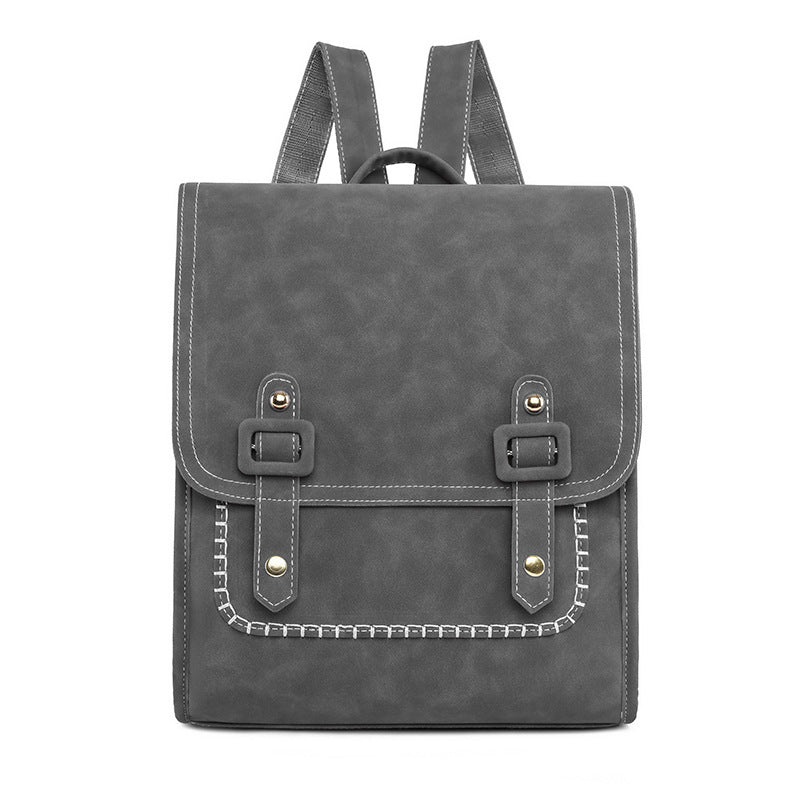 Korean-Style Women's Backpack - PU Leather Fashion Backpack with Multiple Pockets | Sarah Express