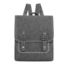 Load image into Gallery viewer, Korean-Style Women's Backpack - PU Leather Fashion Backpack with Multiple Pockets | Sarah Express
