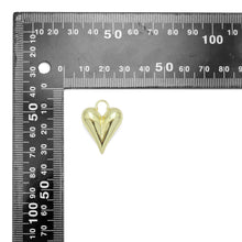 Load image into Gallery viewer, Slippy puppy Gold Heart Charm Pendant, Sku#LX664