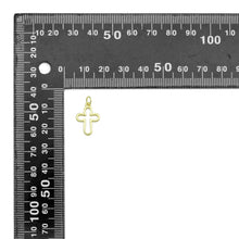 Load image into Gallery viewer, Gold /Bright Silver Frame Cross Charm Pendant,Sku#LD725