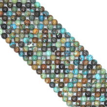 Load image into Gallery viewer, Genuine Turquoise Round Smooth Beads, Sku#U2075