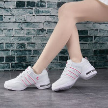 Load image into Gallery viewer, Women's Breathable Mesh Dance Shoes – Soft Sole Studio &amp; Dance Fitness Shoes