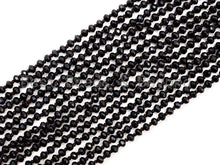 Load image into Gallery viewer, 60 Long Hand Knotted Black Color Crystal Necklace, Sku#D17