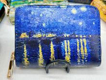 Load image into Gallery viewer, Van Gogh Art Cardholder Wallet | Anti-Magnetic Multi-Card Holder | Foldable PU Leather Card Case