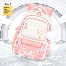 Load image into Gallery viewer, Girls 3-Piece School Backpack Set with Pencil Case &amp; Lunch Bag | Cute Kids Bookbag | Oxford Cloth | Waterproof
