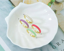 Load image into Gallery viewer, Enamel Adjustable Ring, Sku#X306