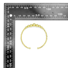 Load image into Gallery viewer, Gold Graduated Ball Beads Cuff Bracelet, Sku#A283