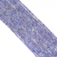 Load image into Gallery viewer, 2x3mm Genuine Tanzanite Faceted Rondelle Beads, Sku#U1699