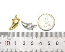 Load image into Gallery viewer, CZ Horn Charm, Sku#B139