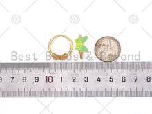 Load image into Gallery viewer, Enamel Butterfly Shape Adjustable Ring, Sku#C125