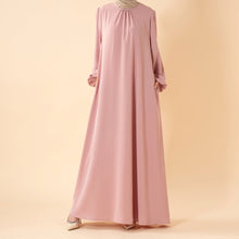 Load image into Gallery viewer, Candy Color Pleated Abaya | Must-have Essential Basic Dress (MA142)