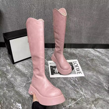 Load image into Gallery viewer, Chunky-Sole Over-the-Knee Boots