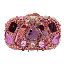 Load image into Gallery viewer, Diamond-Encrusted Evening Clutch Bag - Luxury Crystal Glass Drop Handbag for Women
