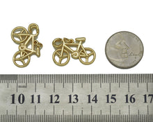 Load image into Gallery viewer, Gold Bicycle Charm, Sku#LD280