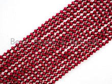Load image into Gallery viewer, 60 Long Hand Knotted Red Color Crystal Necklace, D12