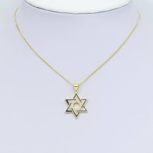 Load image into Gallery viewer, CZ Cobalt Enamel Jewish Star of David Jewish, Sku#LX601
