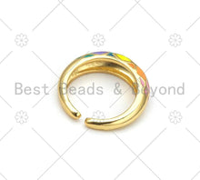 Load image into Gallery viewer, Colorful Rhombus Enamel Adjustable Ring, Sku#C127