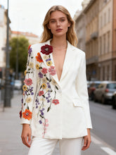 Load image into Gallery viewer, Elegant Three-dimensional Floral Embroidered Blazers