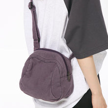 Load image into Gallery viewer, Retro Harajuku Canvas Crossbody Bag – Artistic Streetwear Commuter Bag for Women