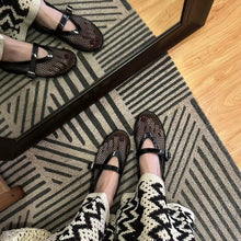 Load image into Gallery viewer, Women's Breathable Mesh Hollow-Out Pumps - Casual Low Heel Buckle Shoes