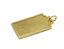 Load image into Gallery viewer, CZ Enamel Evil Eye On Rectangle Pendant, Sku#JL98