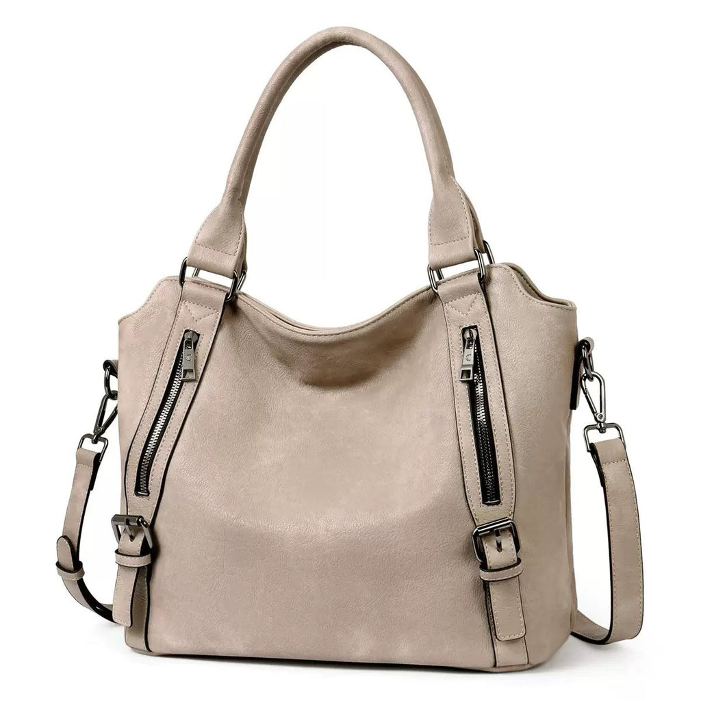 Spacious PU Leather Crossbody Handbag – Commuter & Travel Shoulder Bag for Women