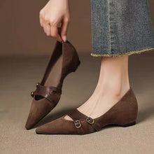 Load image into Gallery viewer, French Vintage Pointed-Toe Flats