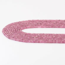 Load image into Gallery viewer, 3x4mm Strawberry Quartz Faceted Rondelle Beads, Sku#U1705