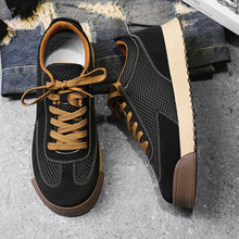 Load image into Gallery viewer, Men's Retro Running Shoes - Thick Sole Height Increase Sneakers | Breathable Mesh Athletic Shoes
