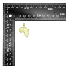 Load image into Gallery viewer, CZ Gold Africa Map Charm Pendant, Sku#LK1171