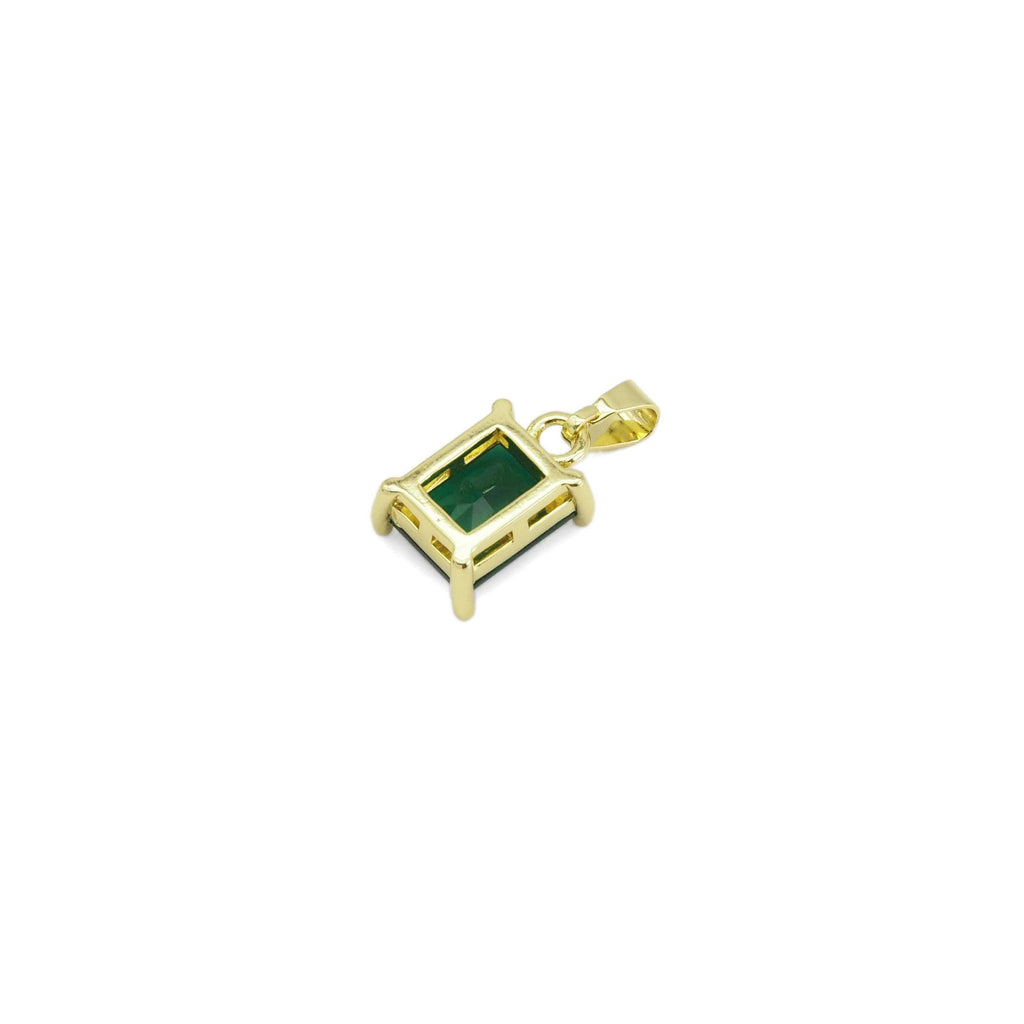 Rectangle CZ Charm, Sku#LX401